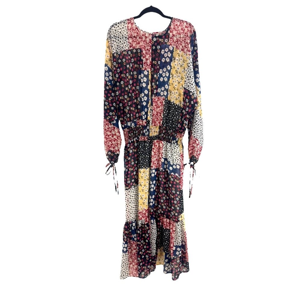 Asos Multicolor Patchwork Maxi Dress - image 5